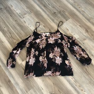 Joie Open Shoulder Blouse Medium